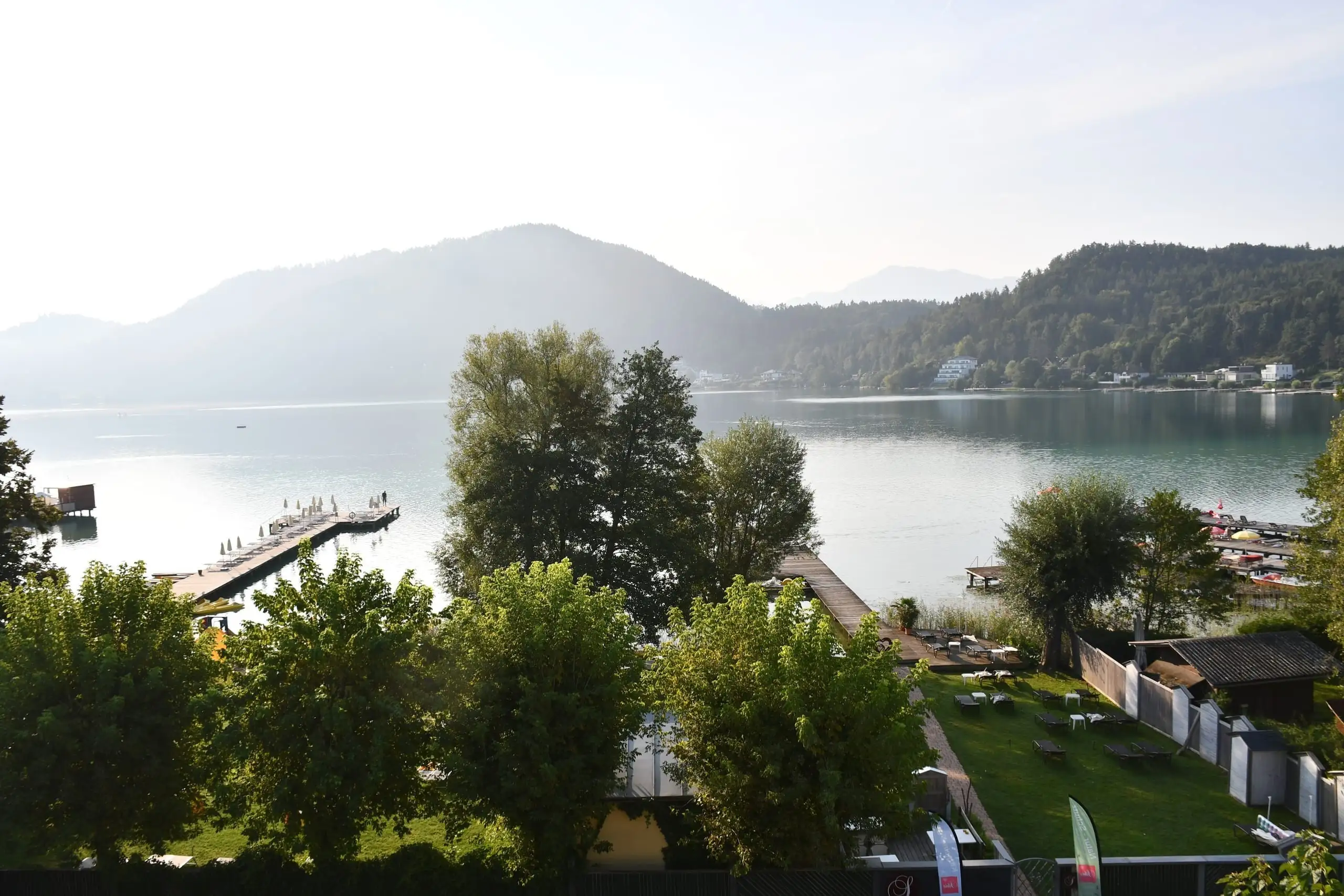 Blick über den Klopeinersee